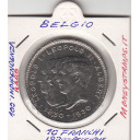 BELGIO 10 Franchi Nickel 1930 KM #99 centenario Indipendenza